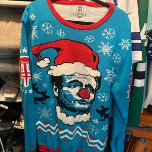 Barstool Sports Commissioner Goodell Holiday Sweater XL